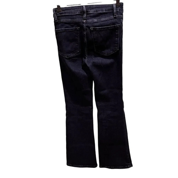 Frame Le Women’s Crop Mini Boot Black Denim Jeans Women Size 1 - Picture 5 of 12